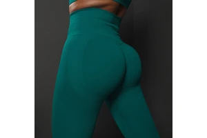 New Arrival Butt-lifting High-waisted Elastic Training Peachy Butt Seamless Yoga Leggings for Women Running Sports Fitness Pants