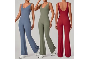 Hot Selling Quick Dry Sports Jumpsuits Women Active Wear High Stretch Yoga Jumpsuit
