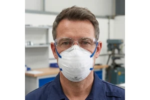 Anti-Dust FFP1 Safety Mask Respirator Low Breathing Resistance Comfortable Protective Mask for Construction Industrial Workshop