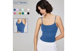 MAYYOUNG Wholesale Sustainable Women Outdoor Sports Bra U-Back Folding Yoga Tank with Removable Cup Gym Fitness Tops