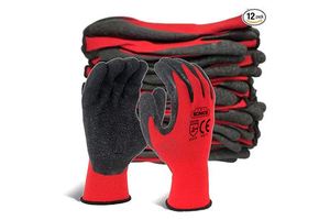 SONICE Free Sample Safety Gloves Anti-Slip Crinkle Latex Coated EN388 Certified Anti-Static Breathable Customizable Durable Hand