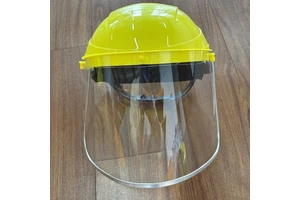Garden Tools Protection Shield Transparent PVC Face Mask for Preventing Splashes Stones Wood Chips Impact