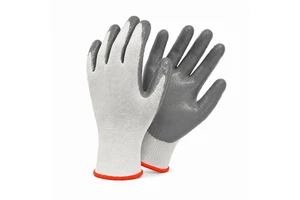 Breathable Sandy Nitrile Finish Palm Coated High Dexterity Flexible Automotive Maintenance Mechanical Work Safety Gloves CE