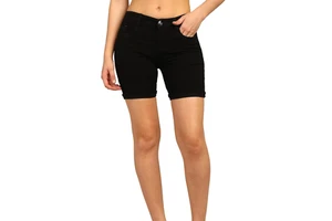 High Quality Hot Selling Comfortable Breathable Custom Made Skinny Casual Ladies Denim Shorts Summer Wear OEM Logo Decoration