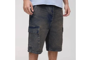 Breathable Customized Men's Denim Short Men Jeans Shorts High Quality Custom Design and Logo Accepted OEM Service ODM Design