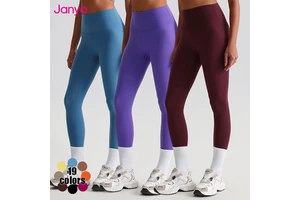 Janya Wholesale Sports Tights Workout Wear Breathable High Waist Gym Fitness Pants No T-Line Butt Lift Yoga Leggings for Women