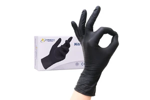 XINGYU Disposable 9-inch 4.5g Black Nitrile Cleaning Gloves Guantes De Nitrilo Trabajo Disposable Nitrile Gloves Powder Free