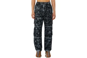 Custom Plus Size Men's Clothing Washed Workwear Straight Jeans Streetwear Loose Men's Trousers
