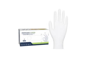 Nitrile Disposable Gloves Powder Free Textured Fingertips 3mil Thick Anti-Chemical for Cleaning Work Safety Household Kitchen