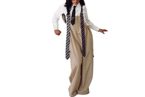 New Women'S Pants & Trousers Pocket Baggy Wide Leg Cargo Overalls Denim Jeans Jumpsuit Loose Suspender Casual Trousers Pants