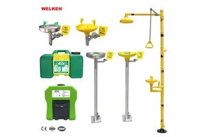 Wholesale Customized Yellow ABS Good Quality Eye Wash Emergency Eye Wash Station