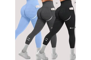 Custom LOGO Women Scrunch Booty Yoga Shorts Gym Fitness Sport Wear Clothes Seamless Workout Running Elastic Waist Plaid High
