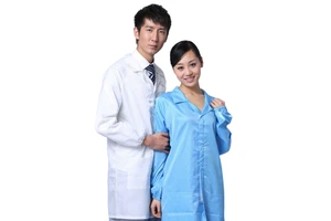 2024 Antistatic Safety Clothing Polyester Clean Lab Coverall Clean Room Coveralls