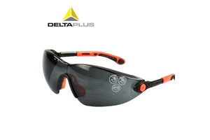 Delta Fashion 101120 Full-Frame Safety Sunglasses EN166 Certified Uncoated Black Lenses Eye Protection Goggles
