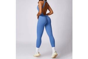 Hot Sales Sports Jumpsuit Gym Outfit Running Recycle Breathable One Piece Yoga Female Jumpsuit Fitness for Women
