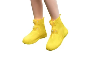 The New Rainproof Non-slip Waterproof Shoe Cover Thickened Wear-resistant Rain Shoe Cover Easy to Store Rain Shoe Cover