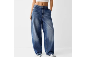 Women's Anti-Wrinkle High-Waist Casual Long Jeans Loose Washed Trousers Pockets Lady Fashion Wide Leg Denim Pants Sustainable