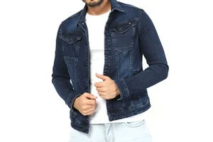 Wholesale Denim Jacket Mens Slim Fit Style Teens Boys Denim Jeans Jackets and Coats Denim Men's Jackets