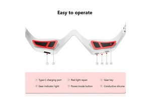 Dark Circle Removal Eye Massager Therapeutic Glasses Eye Care Tool Anti Wrinkle Under Eye Bags