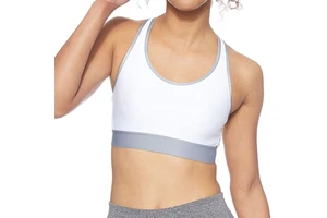 High Quality Plus Size Breathable Eco-Friendly Quick Dry Spandex/Nylon Women Sports Bra Front Logo High Support Lightweight Best