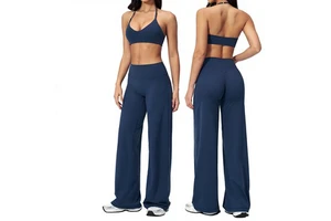 Custom Breathable Tight Back Sports Bra 5-Piece Set with Front Logo for Fitness Yoga Running 5529