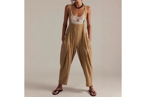 Channel New Arrivals 2025 Adjustable Buckle Straps Jean Jumpsuit for Women Barrel Leg Vintage Denim Overalls With Pockets