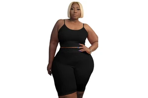 Hot-selling Plus-size Sports and Leisure Suits Female Wholesale Custom High-end Private logo High-elastic Leisure Suits.