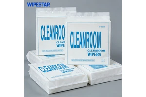 WIPESTAR Nonwoven Dust-free Paper 6in 9in 55% Wood Pulp 45% Polyester Industrial Wipes Lint Free Cleanroom Wipers for LCD PCB