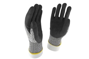 Cut A5 Cut Resistant Gloves Manufacturer In China Cut Safety Gloves For Heavy Duty Job Gants En Nitrile Sablé Anti-coupures