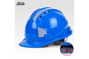 HBC Industrial Construction ABS Material Reflective Strip JSP Style Safety Hard Hats Lightweight Abs Safety Helmet