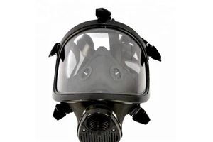 Black Silicone Rubber Fire protection Retardant Mask