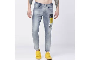 New Stretch Distressed Plus Size Straight Regular Fit Comfortable High Street Business Casual Men's Jeans Pants 100% Cotton