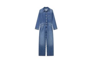 High Quality Long Sleeve Jumpsuit Women Jeans Overalls One Piece Workout Jumpsuit Solid Denim Jumpsuit Women
