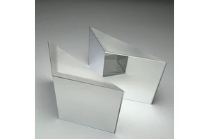 BK7 Right-Angled Triangular Prism Climbing Glasses Inside Light Refraction And Reflection