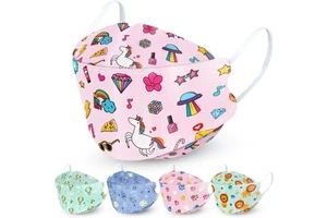 Children's masks Four-Layer Protective Mask Colorful 10pcs/bag Comfortable Exclusive Design for Hospitals and Clinics