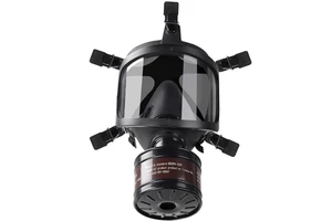Large Field of View Protective Mask Self-priming Filtering Smoke and Dust Proof Full Face Mask Outdoor Protective Equipment