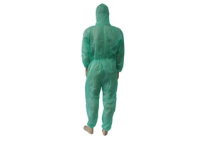 Junlong Disposable Cleanroom Type 5/6 Standard Full Body Coverall with Anti-Static & Waterproof Features ISO13485 Certified