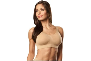 Women's Seamless Comfort Sports Bras With Removable Pads on TV