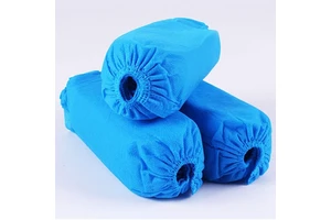 SJC Anti-Dust Recyclable CE Certified Custom-Made Shoe Covers Durable Elastic Cuffs for House Cleaning Indoor/Outdoor Safety Use