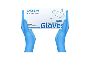 Disposable Nitrile Medic Examinations Safety 100pcs Nitrile Gloves Powder Free Guantes De Nitrile Gloves