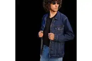 Wholesale Denim Jacket Mens Slim Fit Style Teens Boys Denim Jeans Jackets