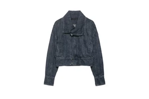 SHENZHU Women's Clothing 2026 Spring New Fashion Street Style Versatile Short Denim Jacket Coat 7147034