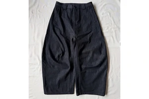 Men's Denim Jeans Loose Fit High Waist Straight Leg Casual Cotton Pants Solid Color Regular Wash Summer Style