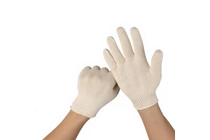 Wholesale Cotton Work Safety Gloves - Anti-Slip & Durable, Ideal for Industrial Use