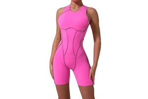 High Quality Customized Women's Active Wear One Piece Yoga Jumpsuit for Workouts Sports Bodysuit