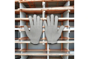 Durable Flexible Cotton Polyester Safety Gloves with Anti-Impact Protection for Logistics Work General Purpose Hanoi