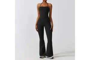 Top Selling Original Fitted Slim Fit Jumpsuit for Women Breathable Summer Fashionable women's jump suit with custom logo