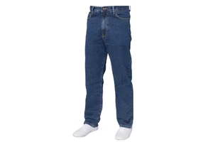 Men 2025 Blue Denim Jeans Plus Size Regular Fit Double Stitching Style Men's Comfort Tall And Big Fashion Jean Pant Wholesale