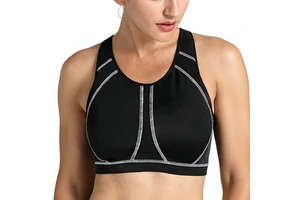 AZORES SPORTS Premium Fitness Athletic Sports Bra for Women Gym Workout Running Yoga Training Comfortable Breathable High