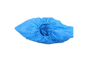 Disposable Consumable Blue Plastic Anti-Dust Overshoes Foot Covers Anti Slip Protective Shoe Covers Waterproof Cpe Shoe Cover
